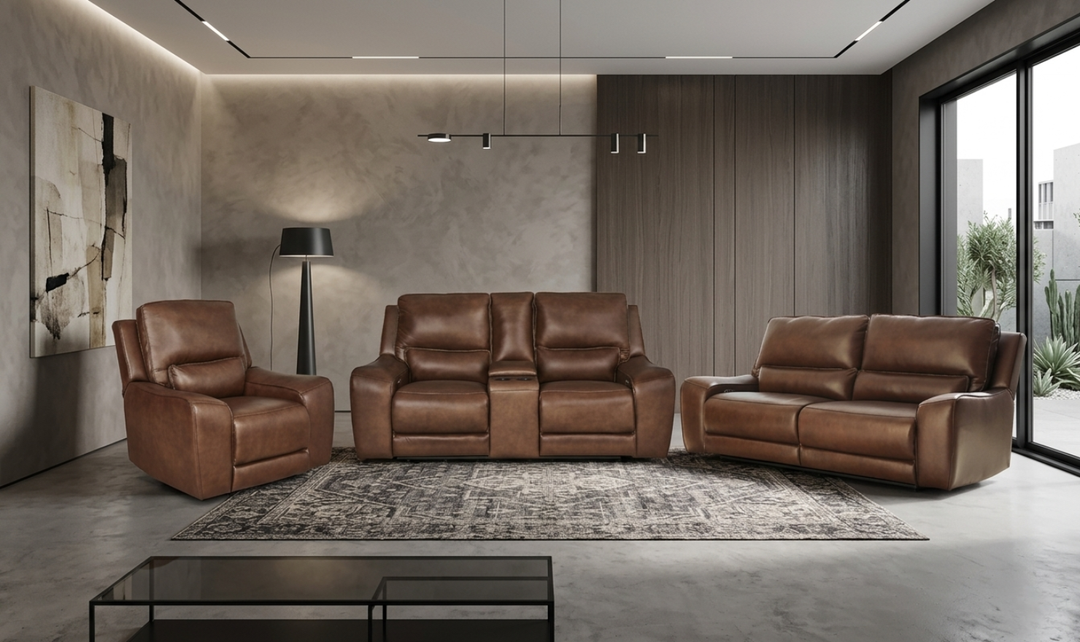 Modern Heritage DeepWakes Power Recliner Living Room Set