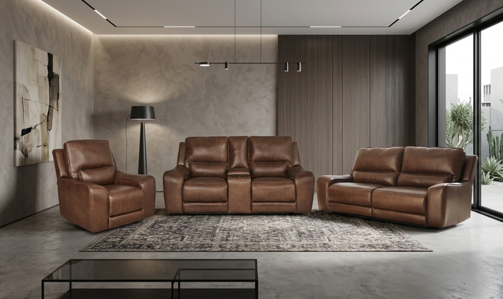 Modern Heritage DeepWakes Power Recliner Living Room Set