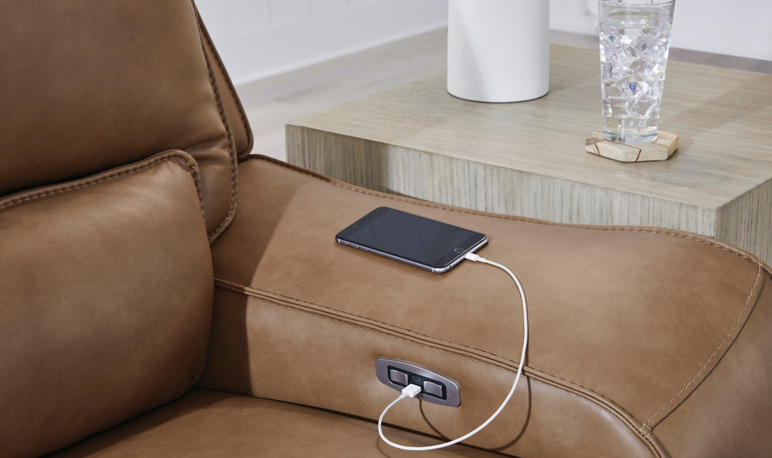 Modern Heritage DeepWakes Power Recliner Loveseat With Adjustable Headrest-jennifer