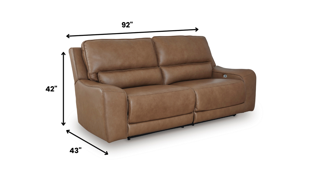 Modern Heritage DeepWakes Power Recliner Sofa With Adjustable Headrest-jennifer