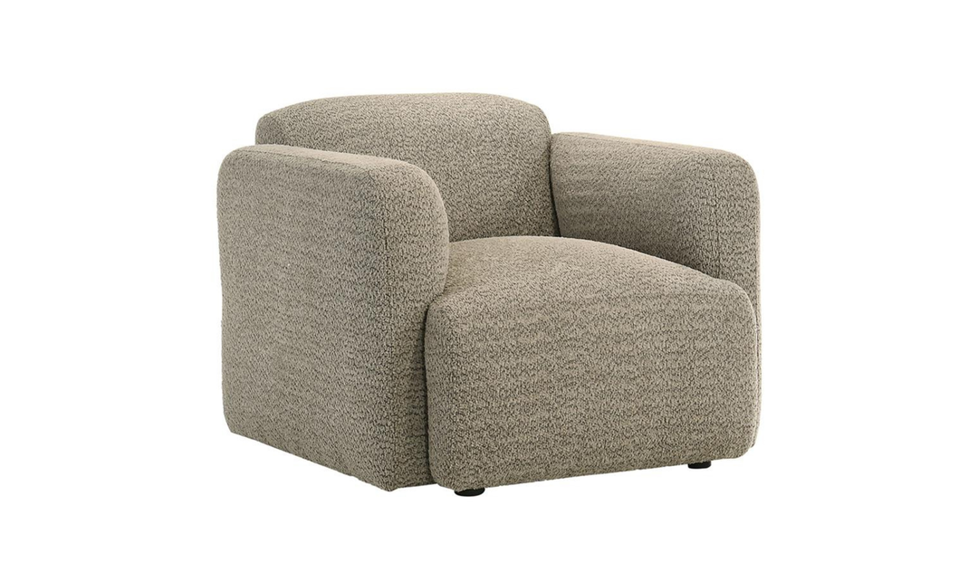 Modern Heritage Dorset 3 Piece Fabric Round Track Arm Living Room Set-jennifer