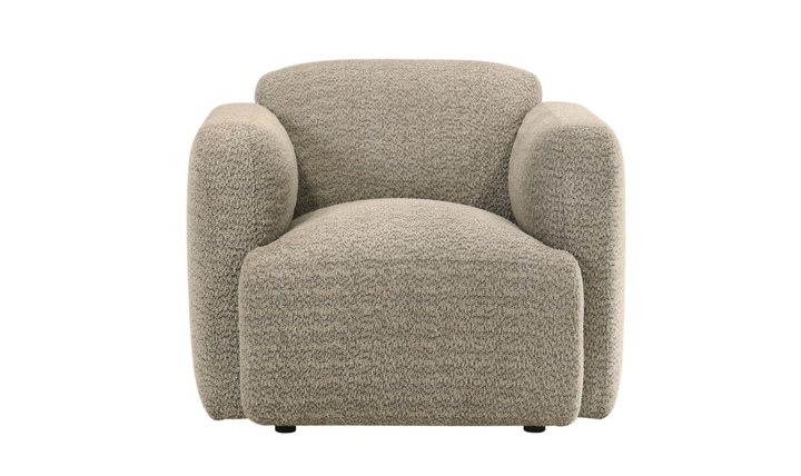 Modern Heritage Dorset 3 Piece Fabric Round Track Arm Living Room Set-jennifer