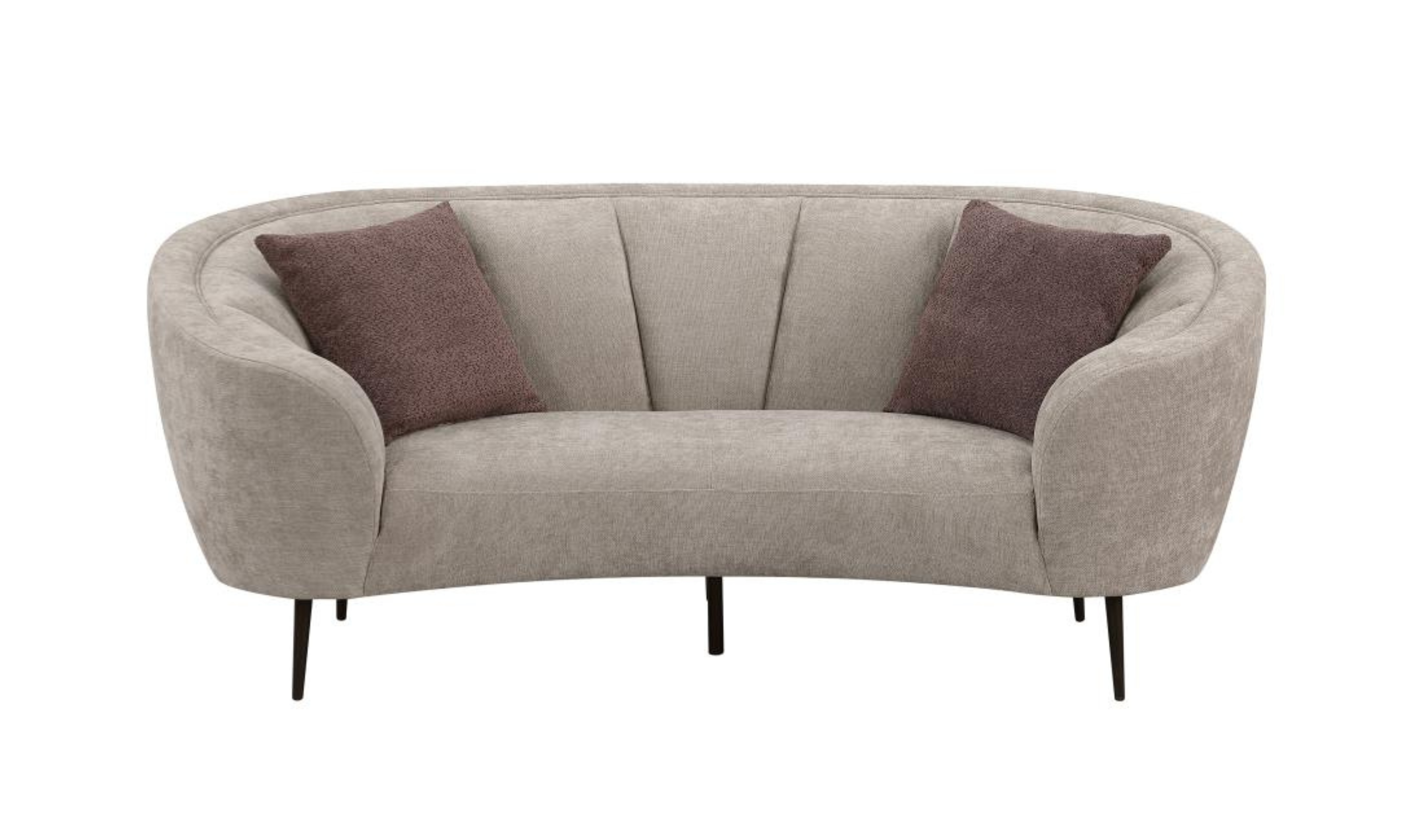 Modern Heritage Ellorie Fabric Curved Living Room Set