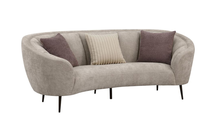 Modern Heritage Ellorie Fabric Curved Living Room Set