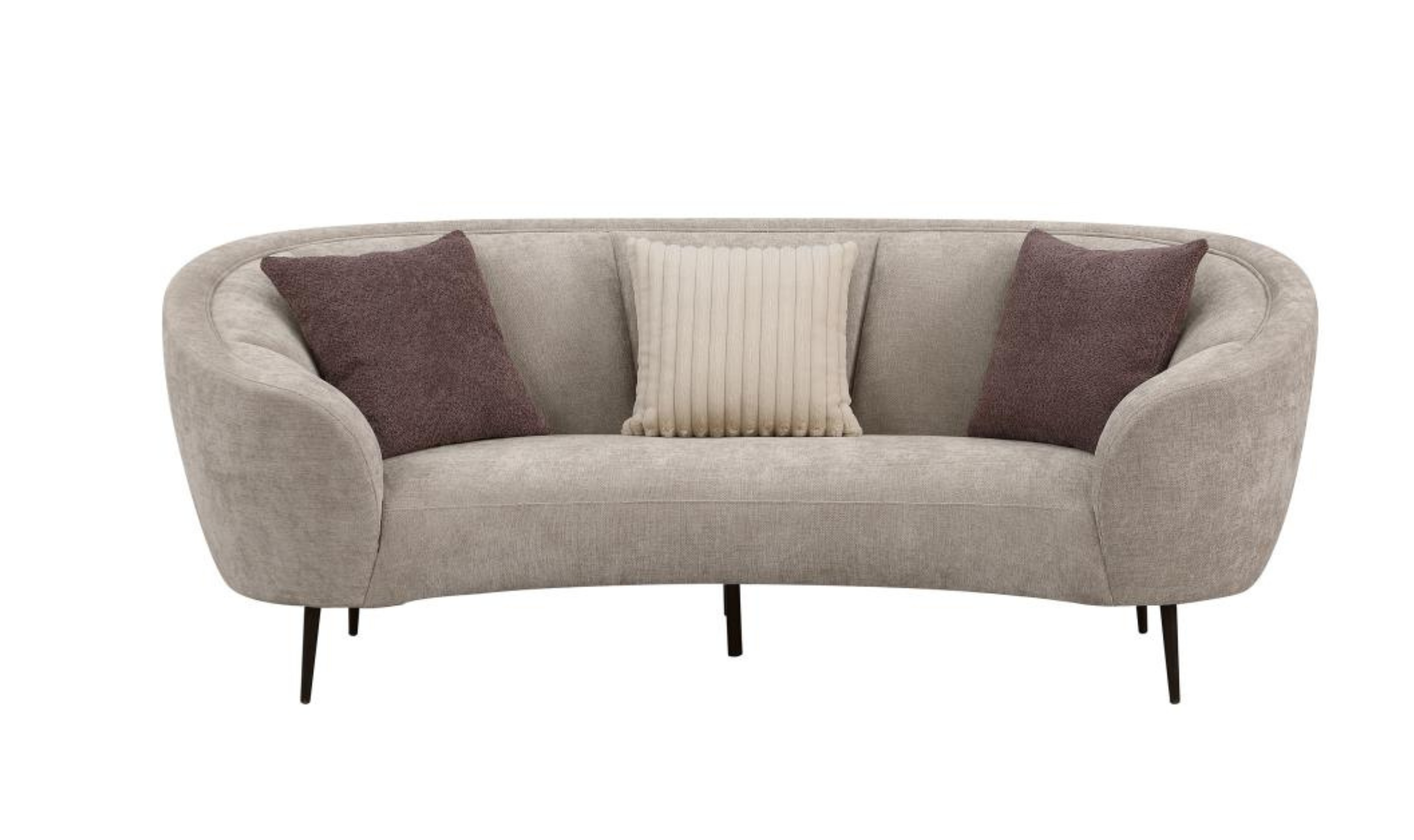 Modern Heritage Ellorie Fabric Curved Living Room Set