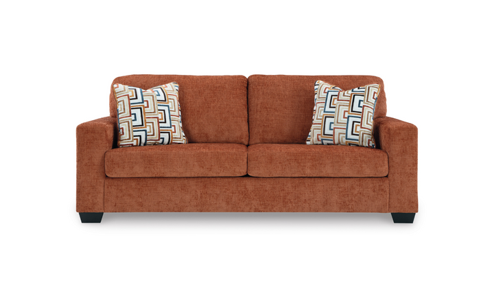 Modern Heritage Aviemore 2-Seater Fabric Sofa With Accent Pillows