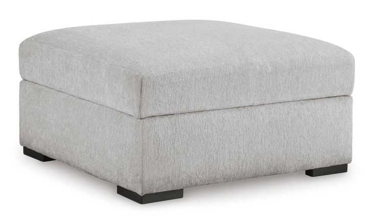 Modern Heritage Gabyleigh Nickel Gray Ottoman With Storage
