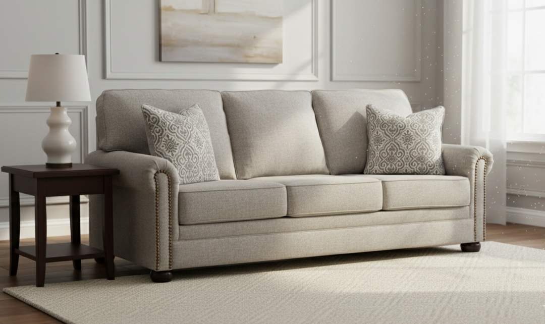 Modern Heritage Gaelon 3-Seater Sofa with Rolled Arms