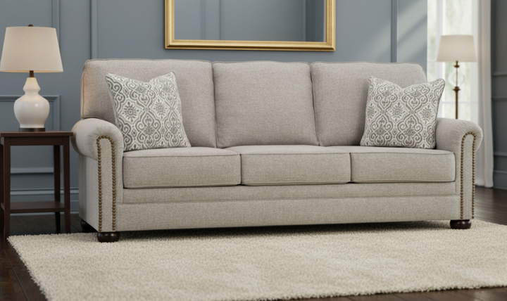 Modern Heritage Gaelon 3-Seater Sofa with Rolled Arms
