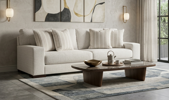 Modern Heritage Hartside Polyester Upholstered Sofa-Jennifer Furniture
