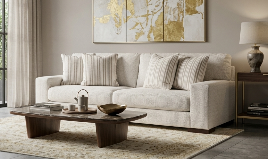 Modern Heritage Hartside Polyester Upholstered Sofa-Jennifer Furniture