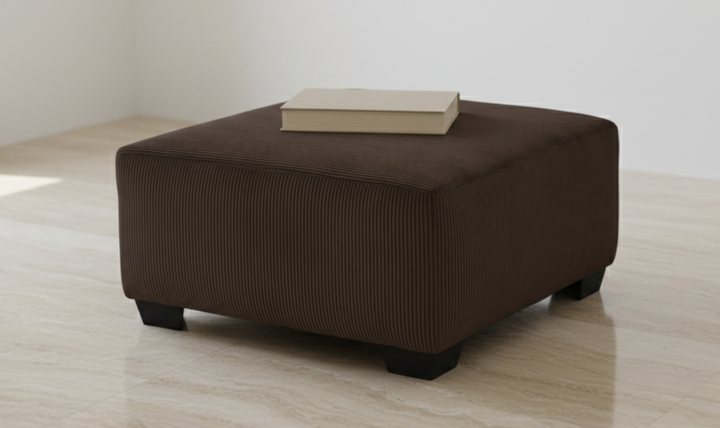 Modern Heritage Kimlee Oversized Polyester Accent Ottoman