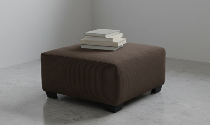 Modern Heritage Kimlee Oversized Polyester Accent Ottoman
