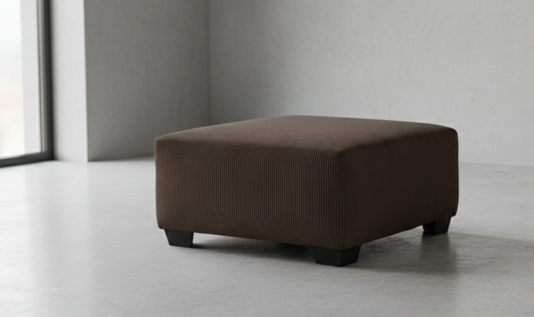 Modern Heritage Kimlee Oversized Polyester Accent Ottoman