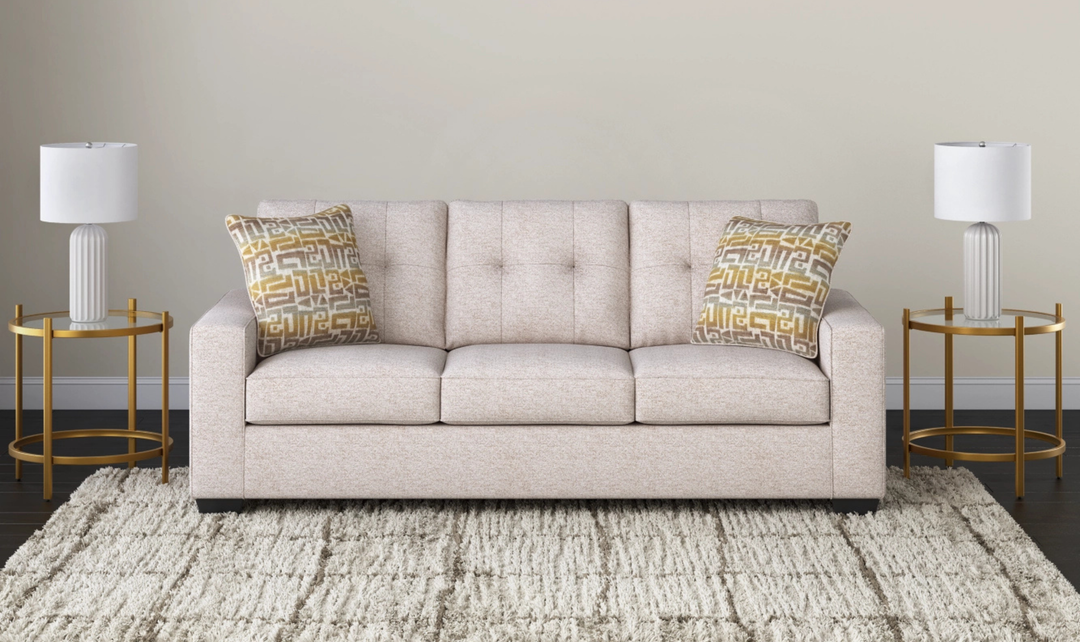 Modern Heritage Larimer 3-Seater Fabric Queen Sofa Sleeper With Two Color Options-jennifer furniture