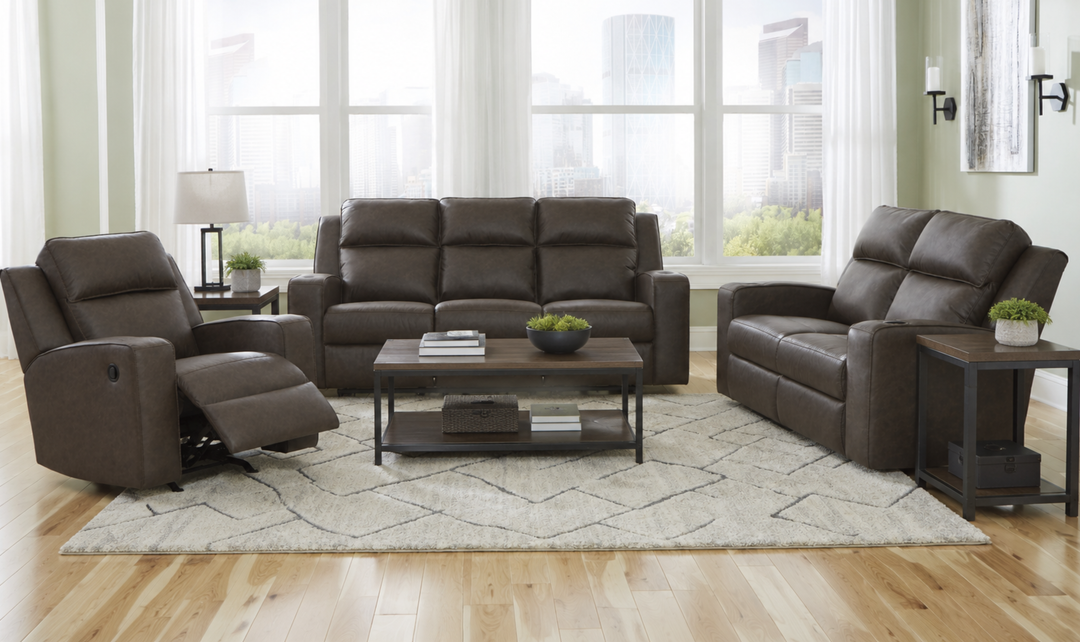 Modern Heritage Lavenhorne Faux Leather Power Reclining Living Room Set