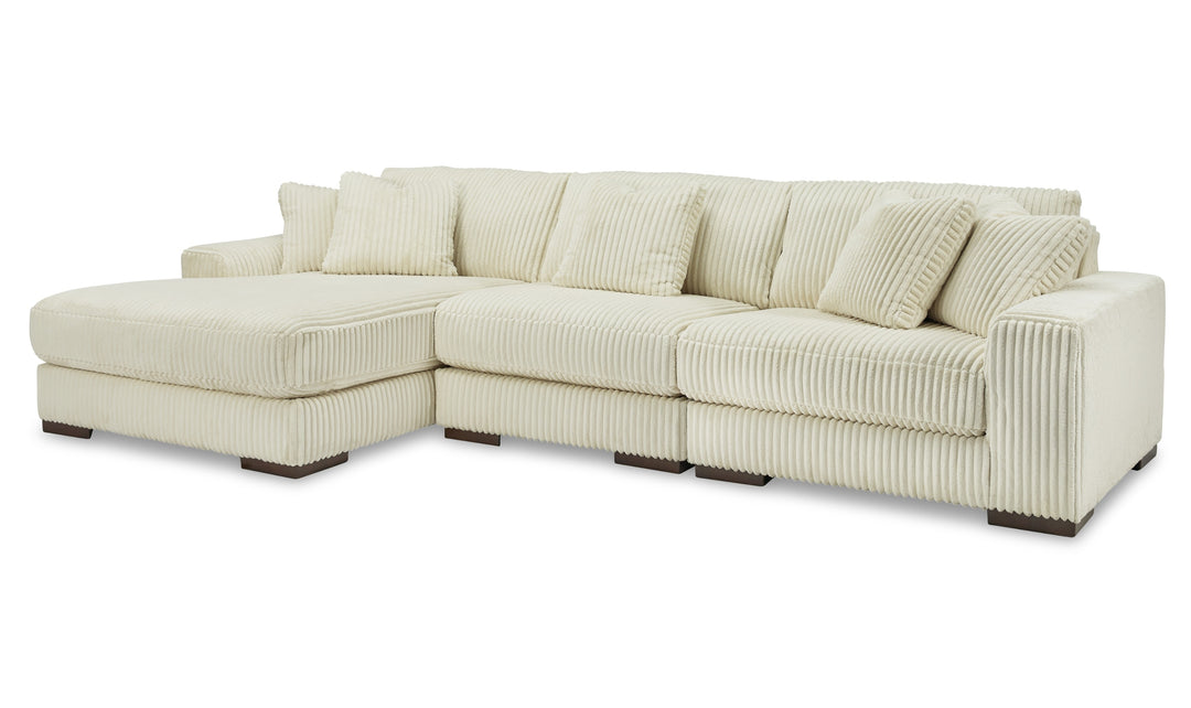 Modern Heritage Lindyn 3-Piece Fabric Sectional with Chaise (RAF/LAF)-Jennifer furniture