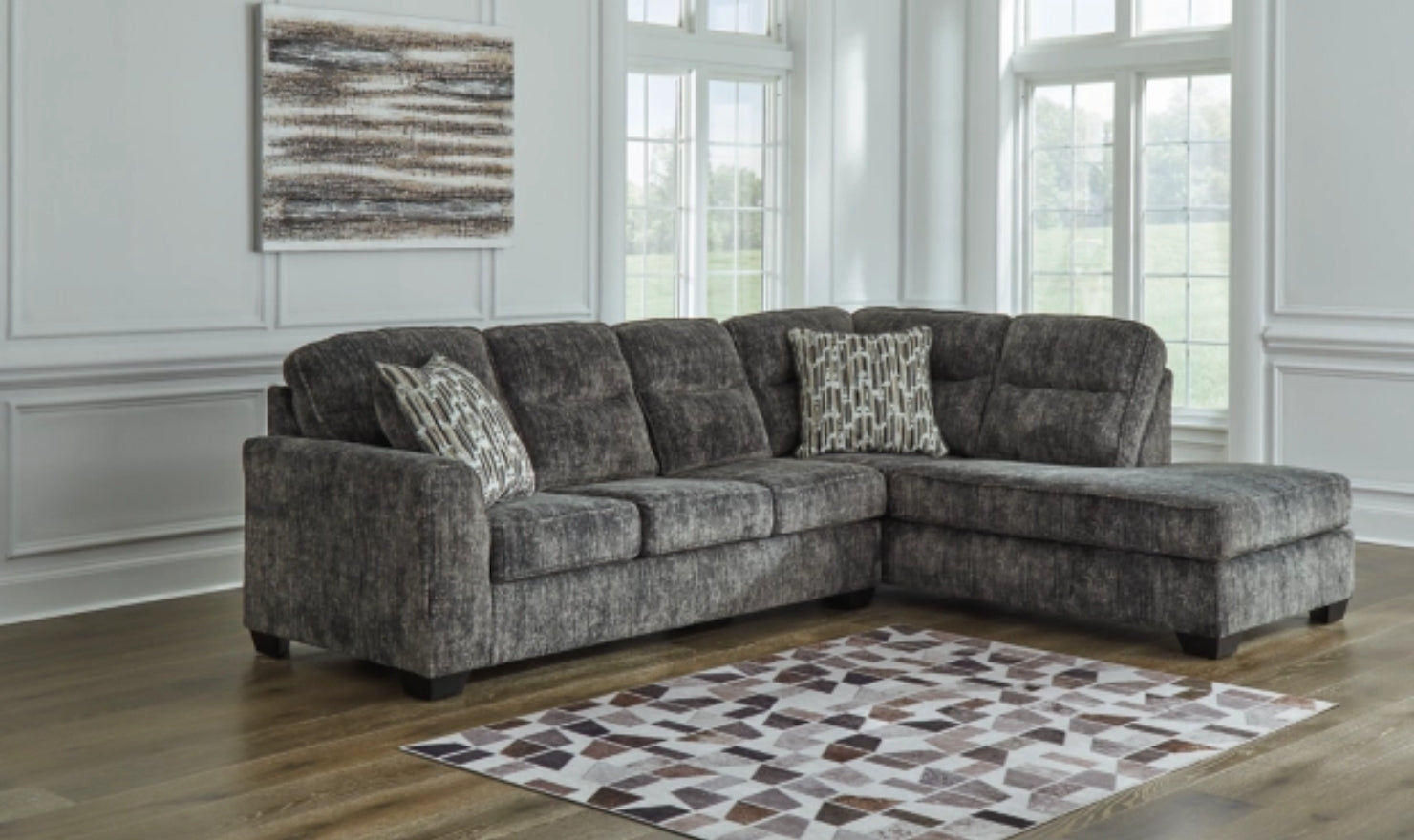 Modern Heritage Lonoke 2-Piece L-Shaped Sectional with Chaise