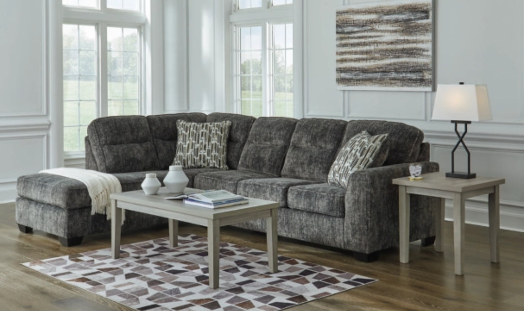 Modern Heritage Lonoke 2-Piece L-Shaped Sectional with Chaise