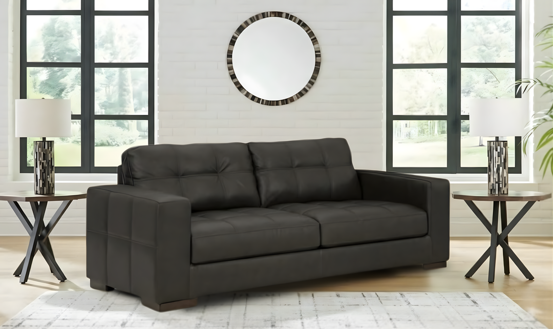 Modern Heritage Luigi 2-Seater Leather Sofa-jennifer