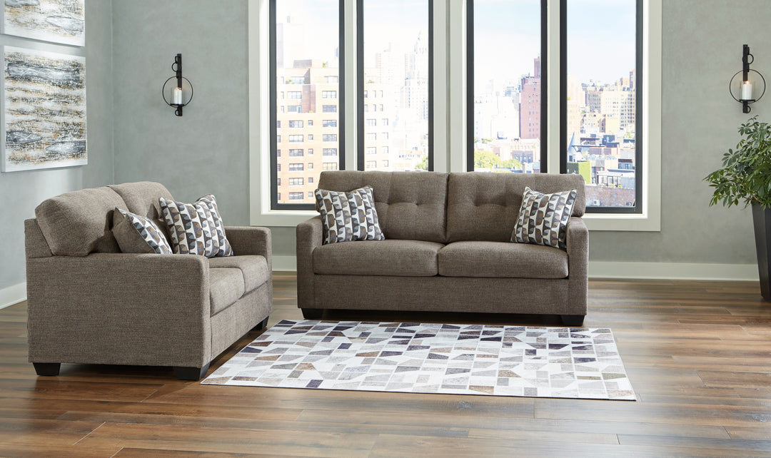 Modern Heritage Mahoney Fabric Living Room Set