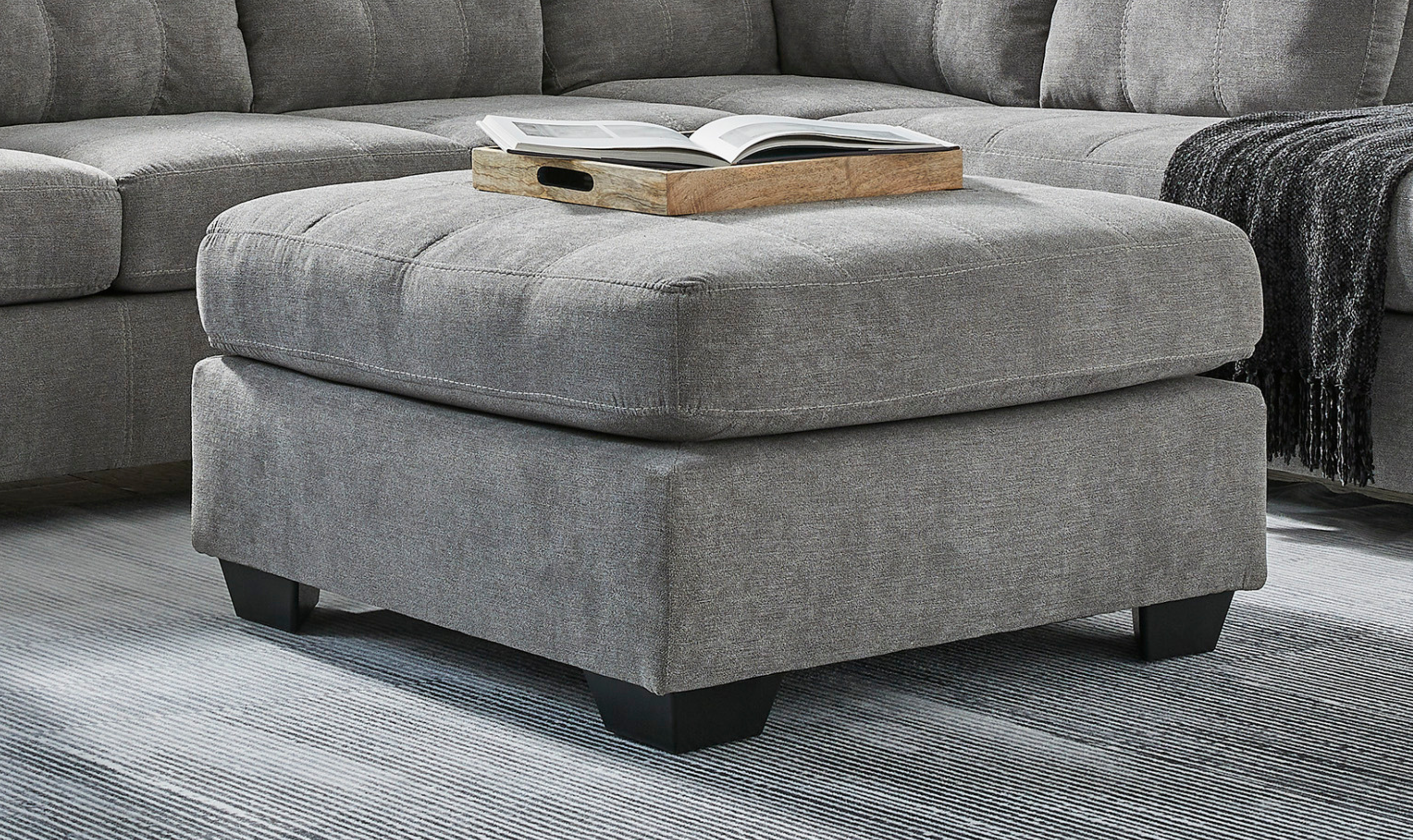 Modern Heritage Marleton Oversized Accent Ottoman
