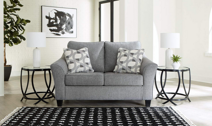 Modern Heritage Mathonia Smoke Living Room Set