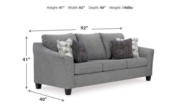 Modern Heritage Mathonia Smoke Living Room Set