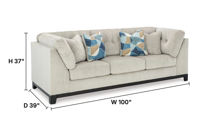 Modern Heritage Maxon Place Fabric Sofa-Jennifer furniture

