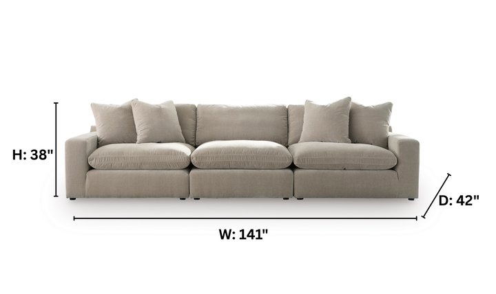 Modern Heritage Maxton Heights 3-Piece Sectional Sofa