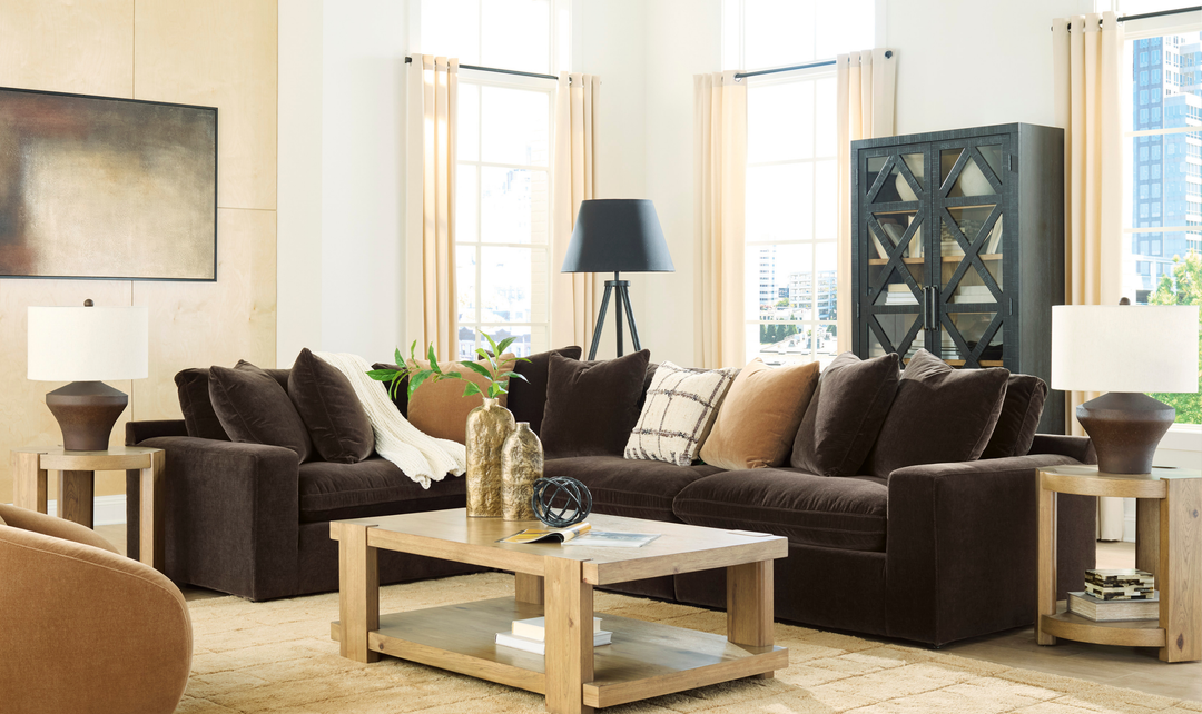 Modern Heritage Maxton Heights 4-Piece Sectional Sofa-Jennifer