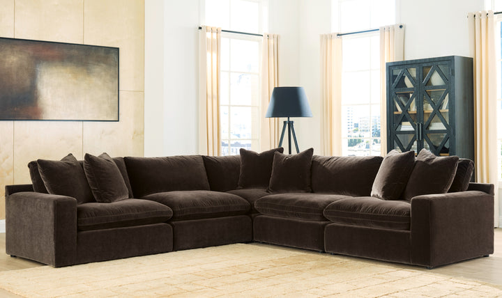 Modern Heritage Maxton Heights 5-Piece Sectional Sofa-Jenniferfurniture