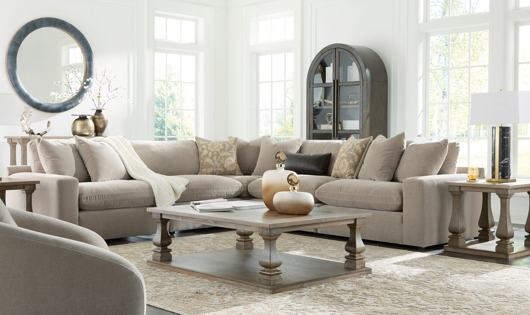 Modern Heritage Maxton Heights 5-Piece Sectional Sofa-Jenniferfurniture