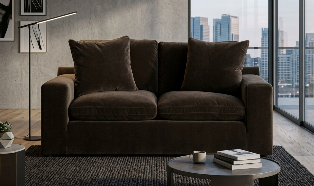 Modern Heritage Maxton Heights Fabric Loveseat-JenniferFurniture