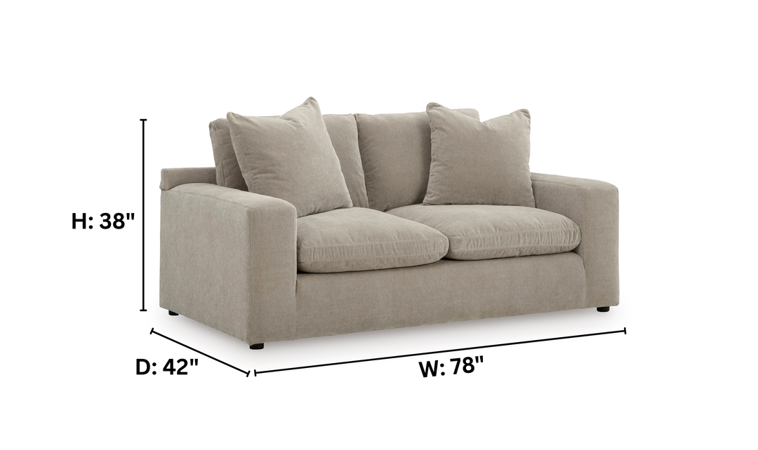 Modern Heritage Maxton Heights Fabric Loveseat-JenniferFurniture