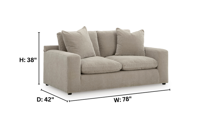 Modern Heritage Maxton Heights Fabric Loveseat-JenniferFurniture