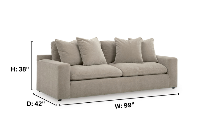 Modern Heritage Maxton Heights Fabric Sofa-Jenniferfurniture