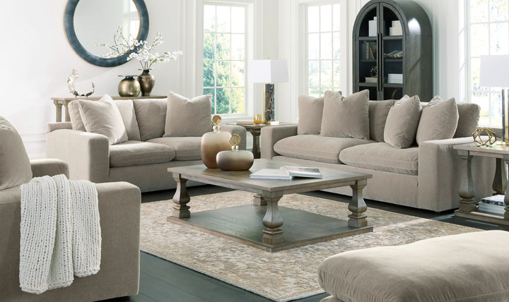 Modern Heritage Maxton Heights Fabric Stationary Living Room Set