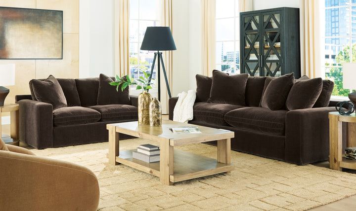 Modern Heritage Maxton Heights Fabric Stationary Living Room Set