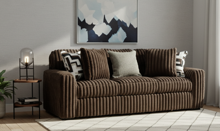 Modern Heritage Midnight-Madness Fabric Sofa