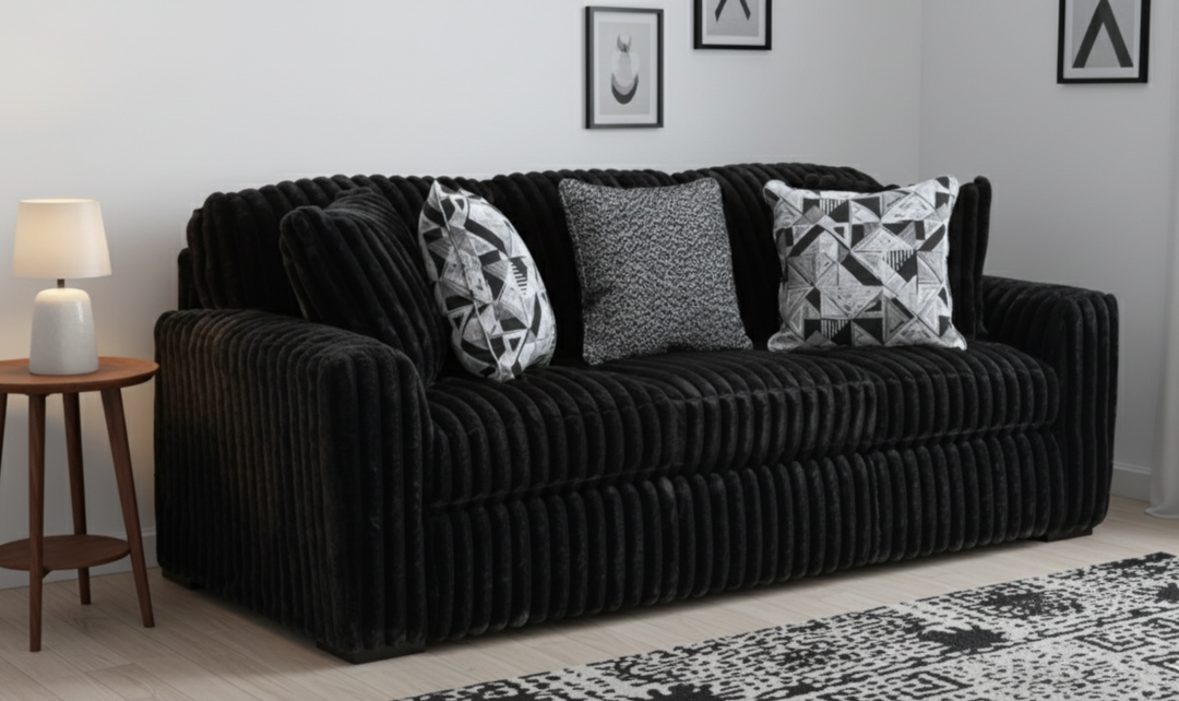 Modern Heritage Midnight-Madness Fabric Sofa