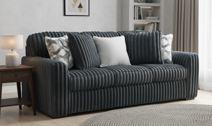 Modern Heritage Midnight-Madness Fabric Sofa