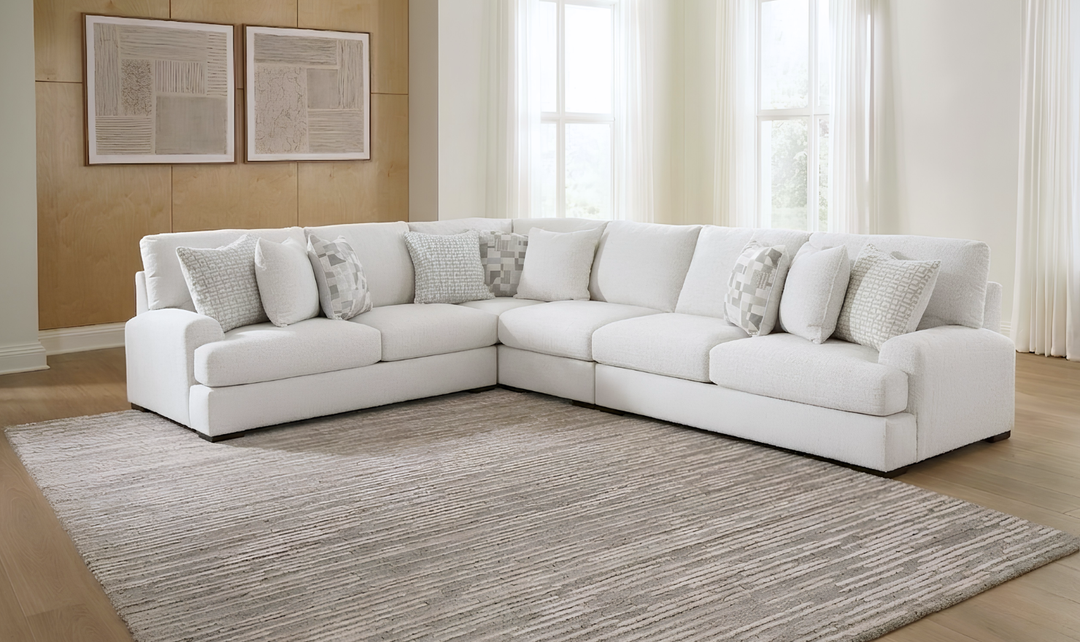 Modern Heritage Misty-Lakes 4-Piece Sectional Sofa-jennifer