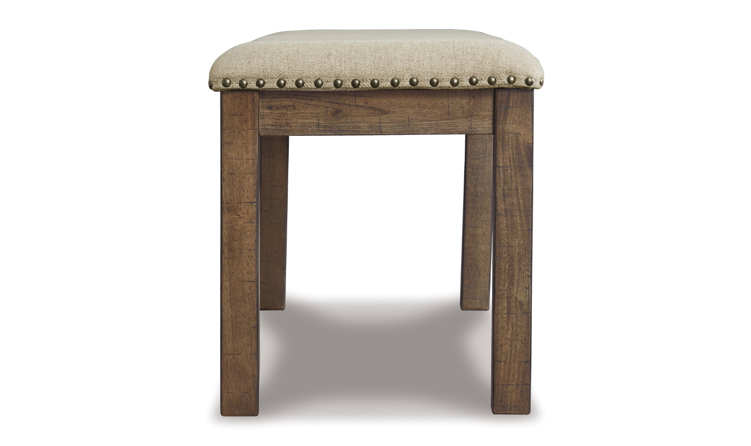 Modern Heritage Moriville Rectangular Wooden Bench in Brown-Jennifer Furniture