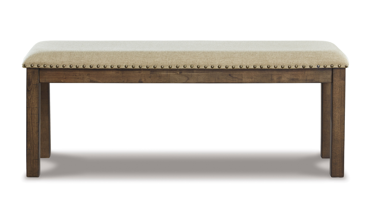 Modern Heritage Moriville Rectangular Wooden Bench in Brown-Jennifer Furniture