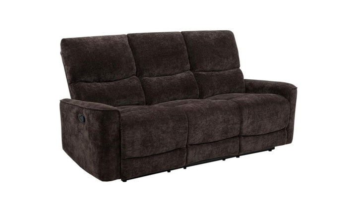 Modern Heritage Navarro Chenille Fabric Manual Reclining Sofa