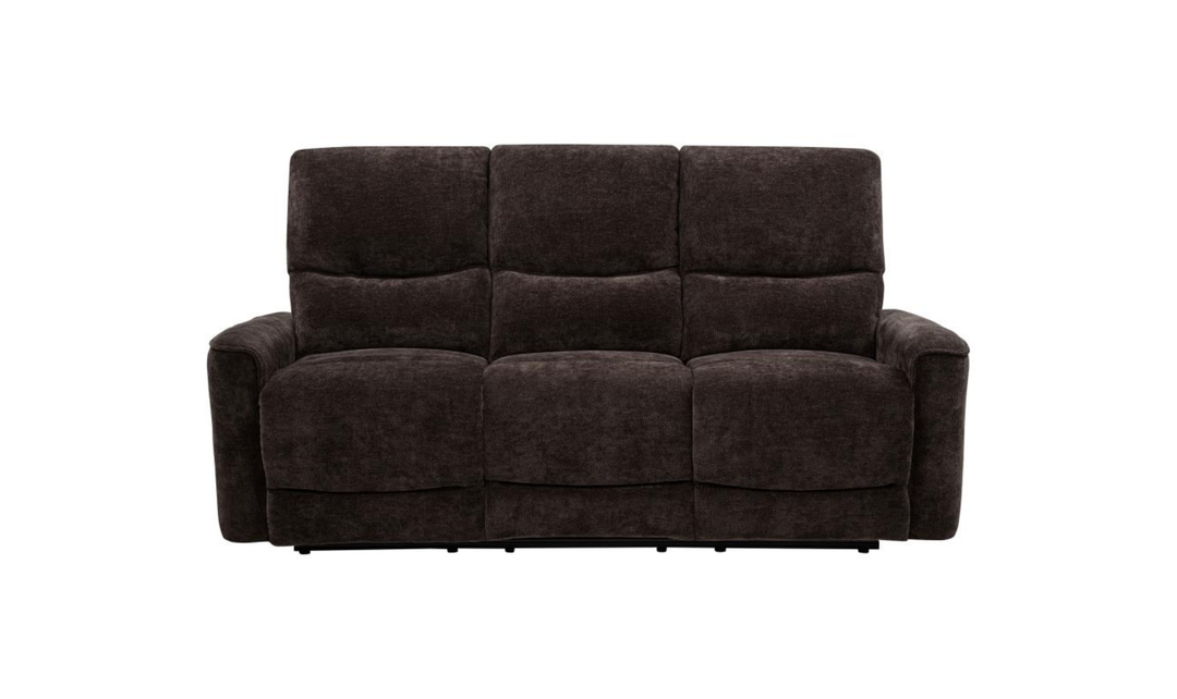Modern Heritage Navarro Chenille Fabric Manual Reclining Sofa