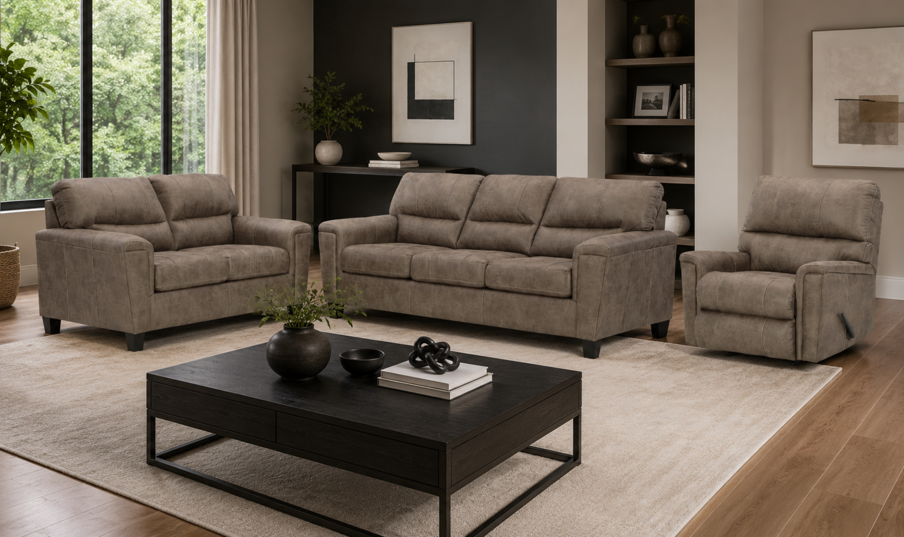 Modern Heritage Navi Living Room Set