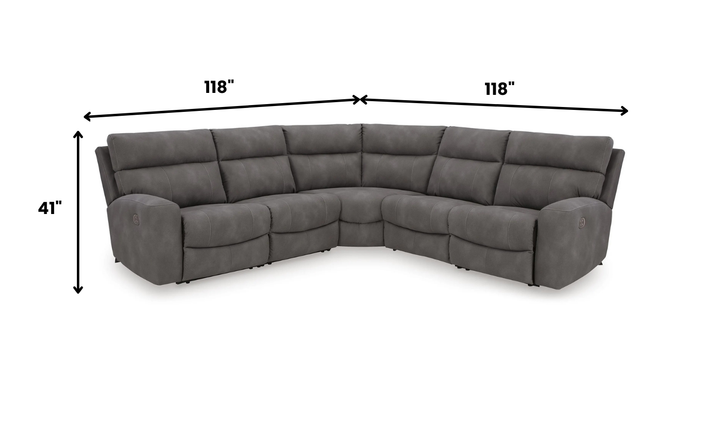 Modern Heritage Next-Gen Durapella 5-Piece Power Reclining Sectional Sofa