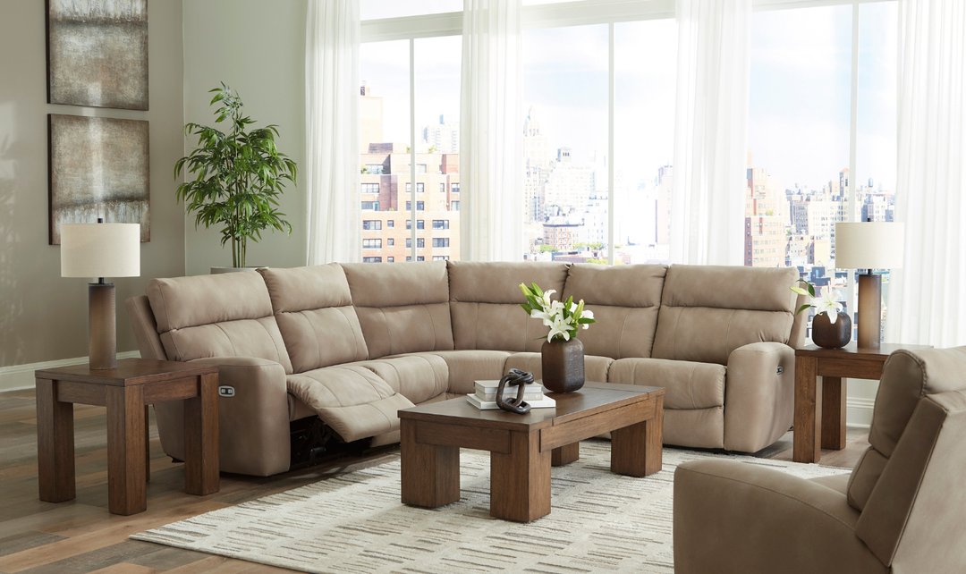 Modern Heritage Next-Gen Durapella 5-Piece Power Reclining Sectional Sofa